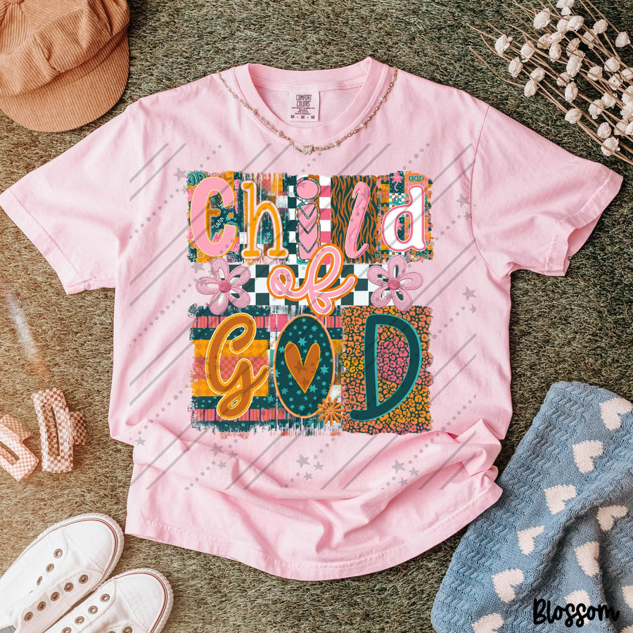 Child of God | Christian Faith Shirt | Religious Graphic Tee | Inspirational Bible Gift