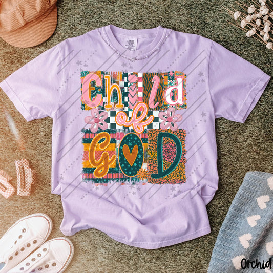 Child of God | Christian Faith Shirt | Religious Graphic Tee | Inspirational Bible Gift