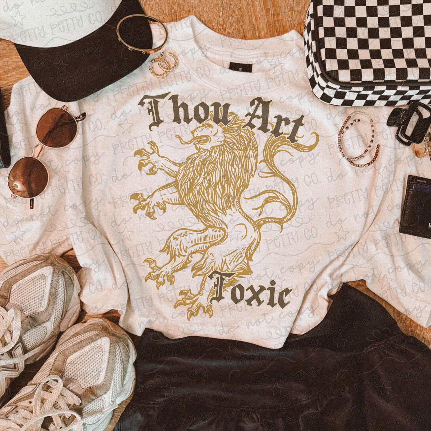 Thou Art Toxic Shirt | Funny Medieval Graphic Tee | Vintage Sarcastic Graphic T-Shirt