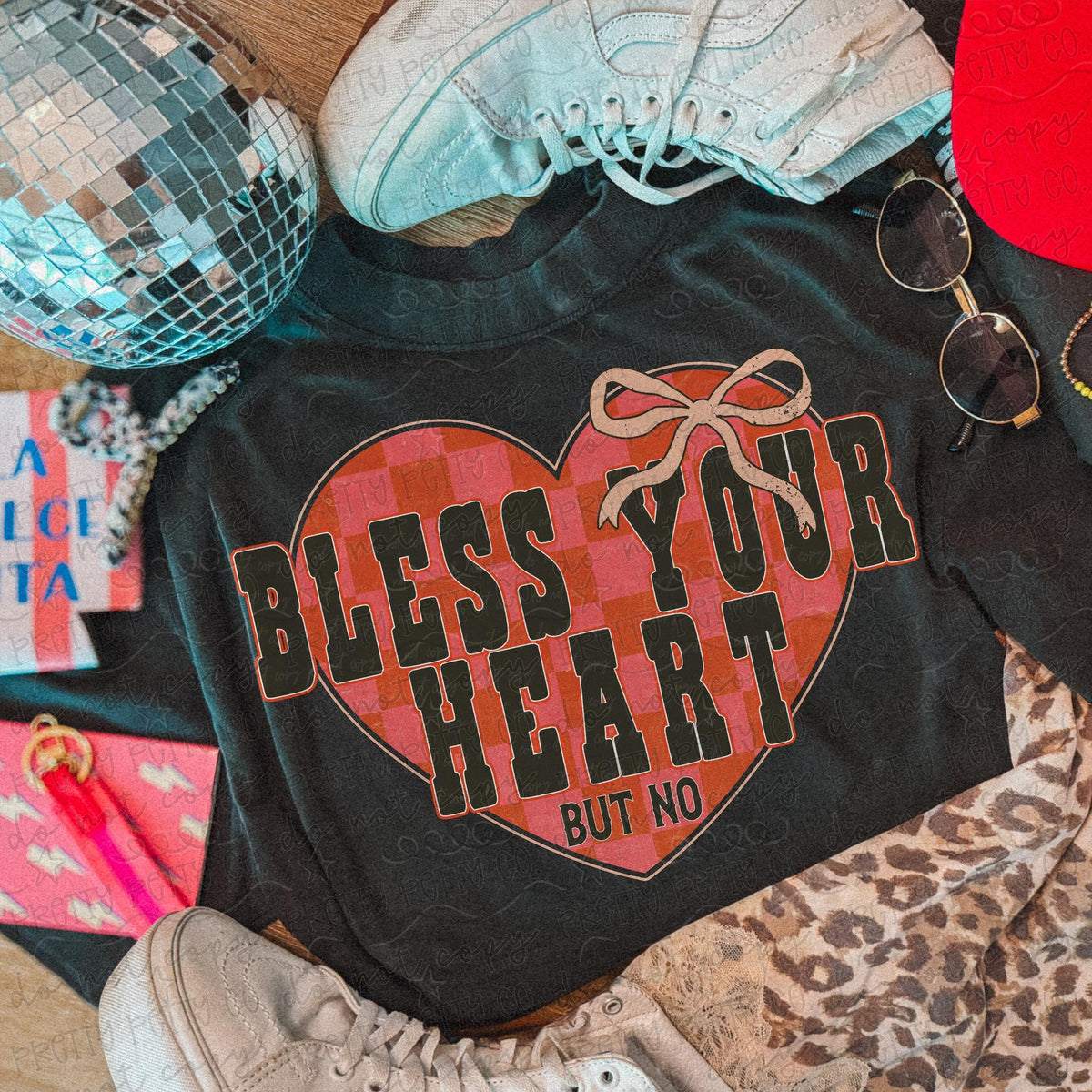 Bless Your Heart Graphic Tee | Funny Southern Boutique Shirt | Trendy Western Graphic T-Shirt for Women | Cute Country Girl Tee