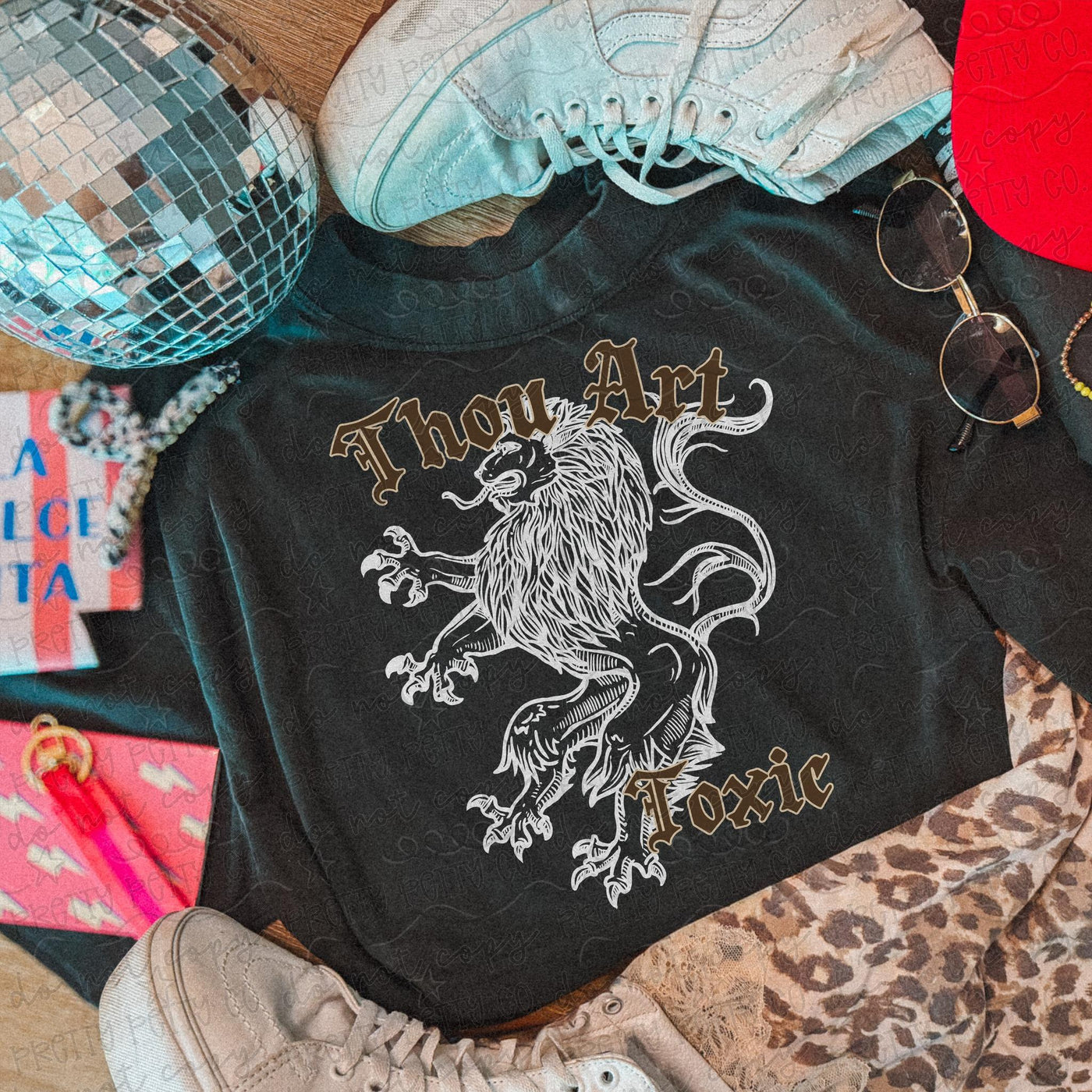 Thou Art Toxic Shirt | Medieval Rat Graphic Tee | Funny Gothic Sarcastic T-Shirt