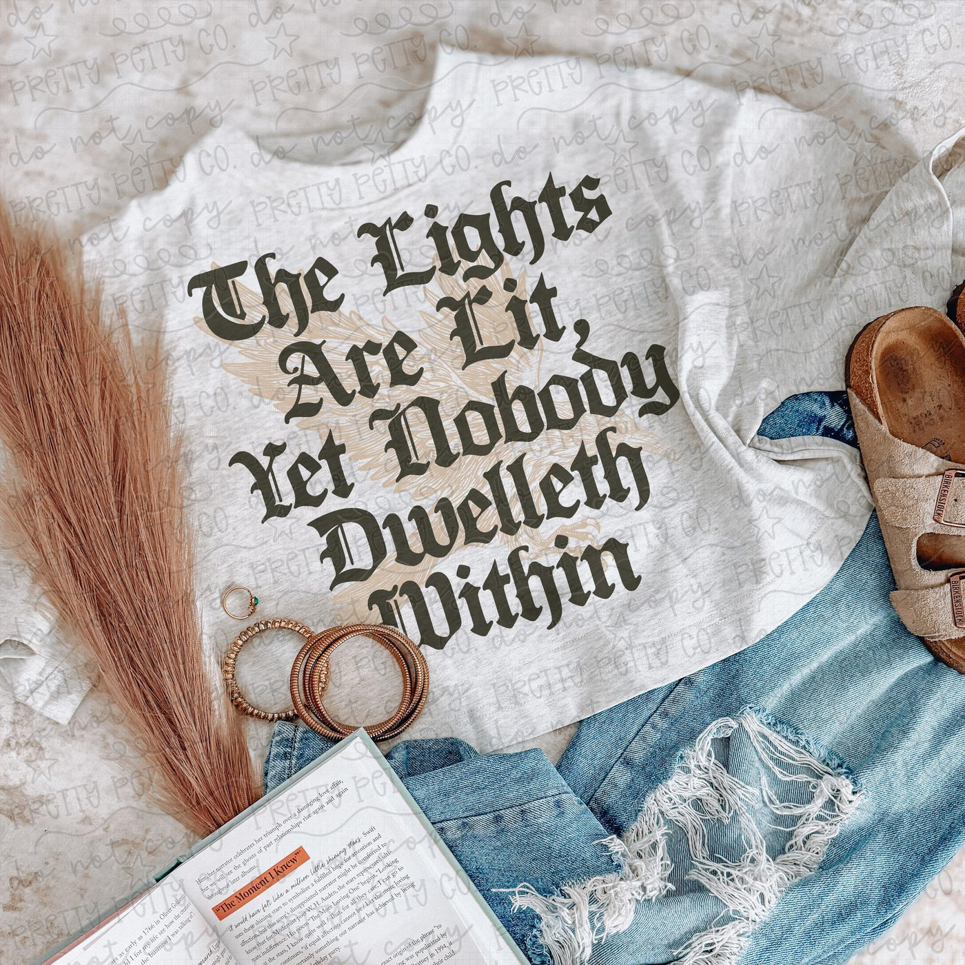 The Lights Are Lit Yet Nobody Dwelleth Within Shirt | Funny Medieval Insult Graphic Tee | Sarcastic T-Shirt