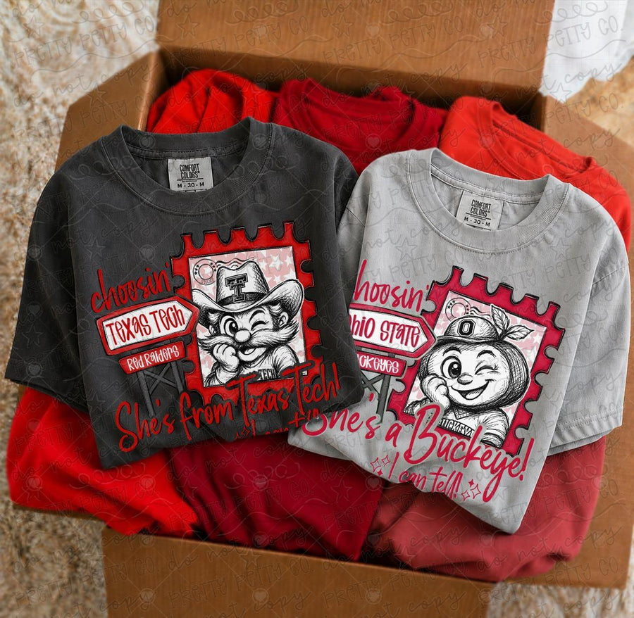 Ohio Mascot Graphic Tee | She’s From Ohio I Can Tell