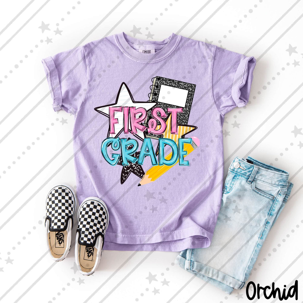 First Grade Back to School Shirt | First Day of First Grade Teacher & Student Tee