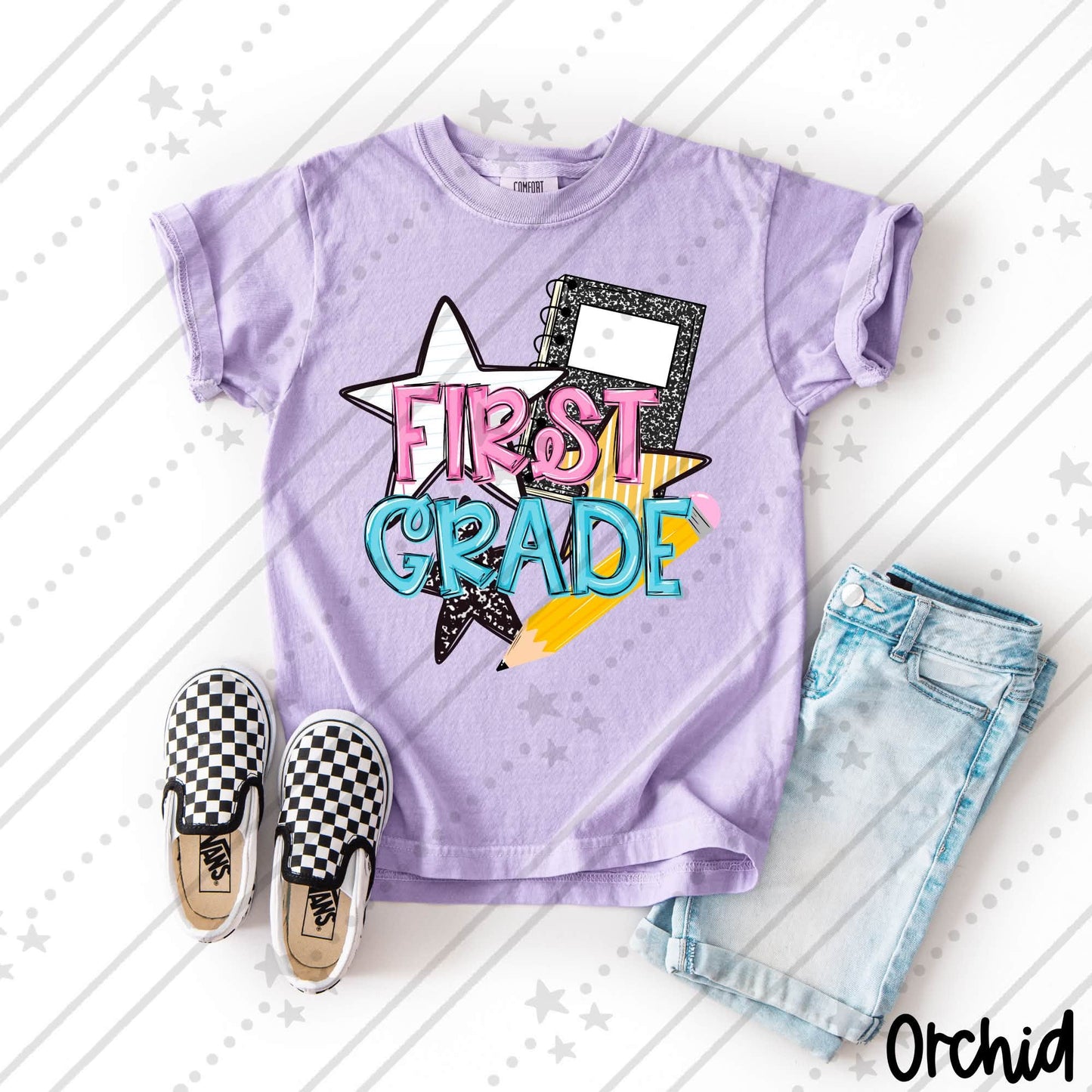 First Grade Back to School Shirt | First Day of First Grade Teacher & Student Tee
