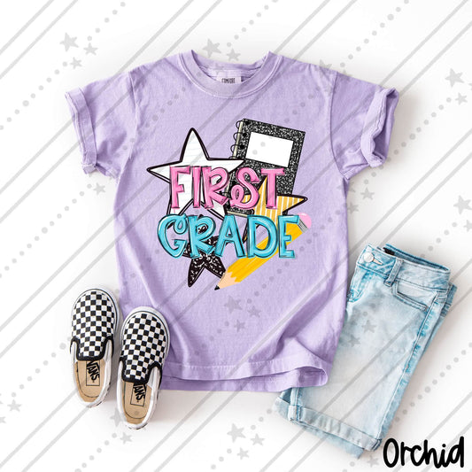 First Grade Back to School Shirt | First Day of First Grade Teacher & Student Tee