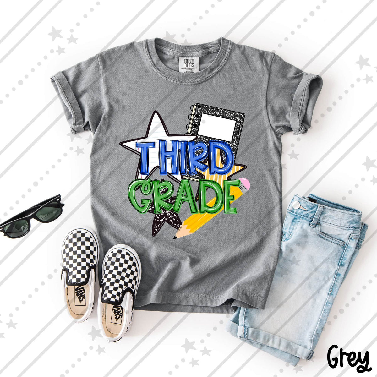Third Grade Back to School Shirt | First Day of Third Grade Teacher & Student Tee