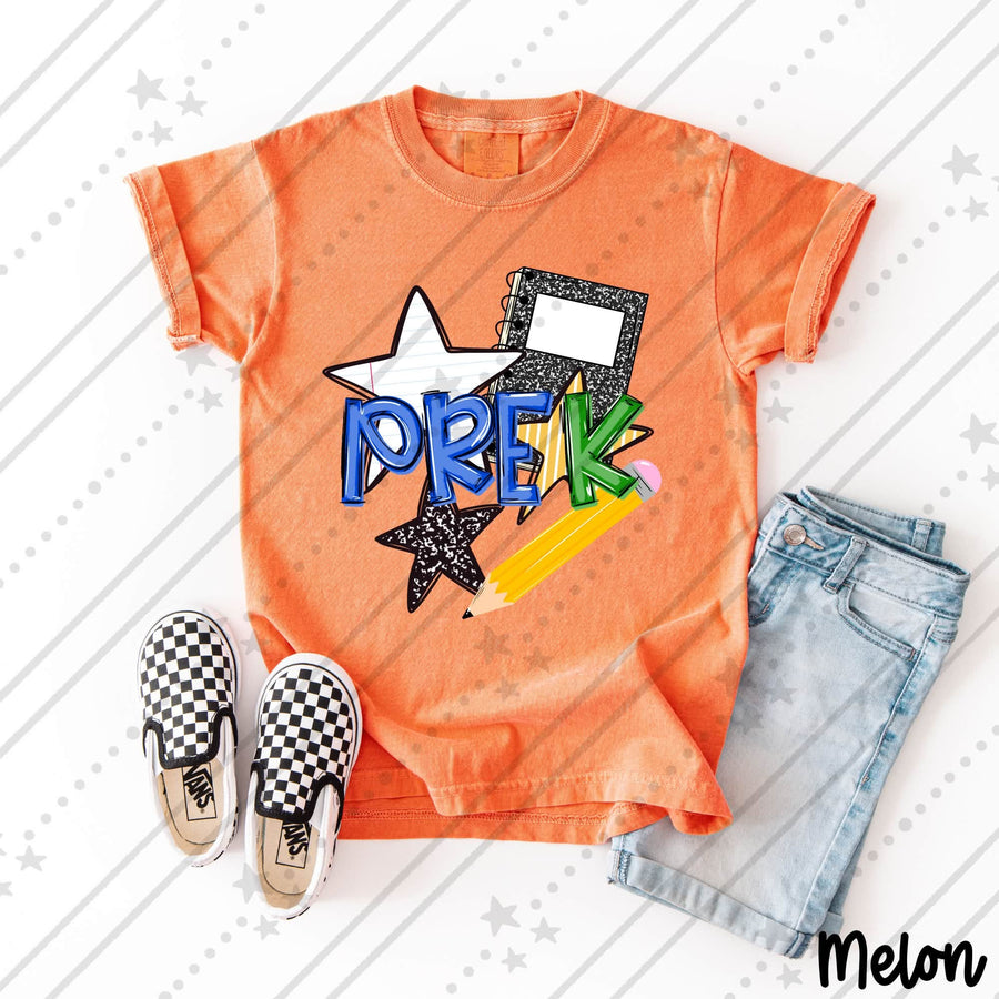 Pre-K Back to School Shirt | First Day Graphic Tee
