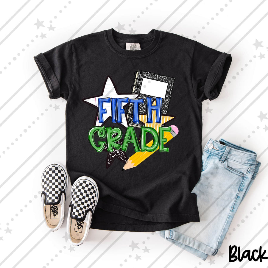 Fifth Grade Back to School Shirt | First Day of Fifth Grade Teacher & Student Tee