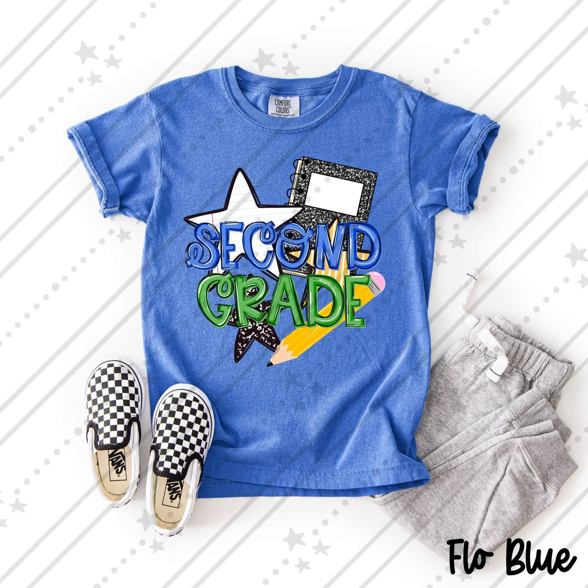 Second Grade Back to School Shirt | First Day of Second Grade Teacher & Student Tee