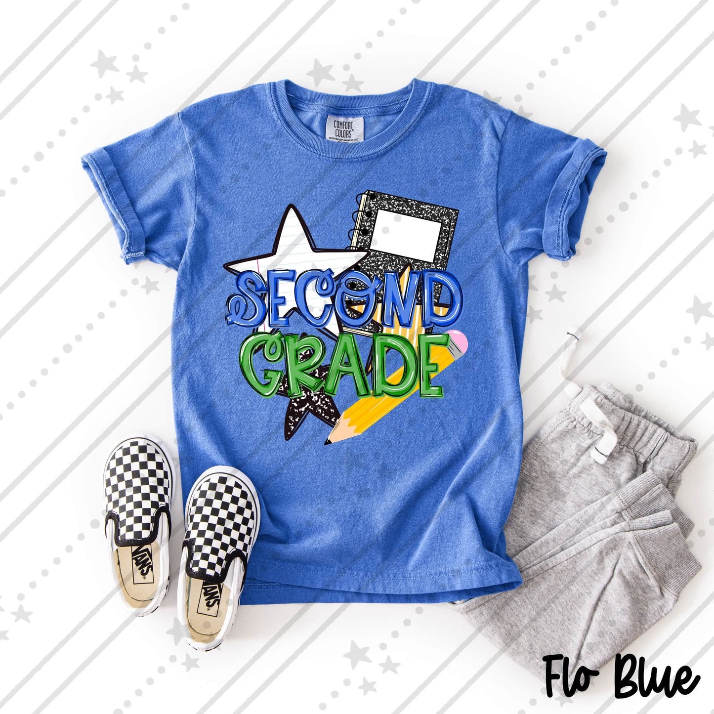 Second Grade Back to School Shirt | First Day of Second Grade Teacher & Student Tee
