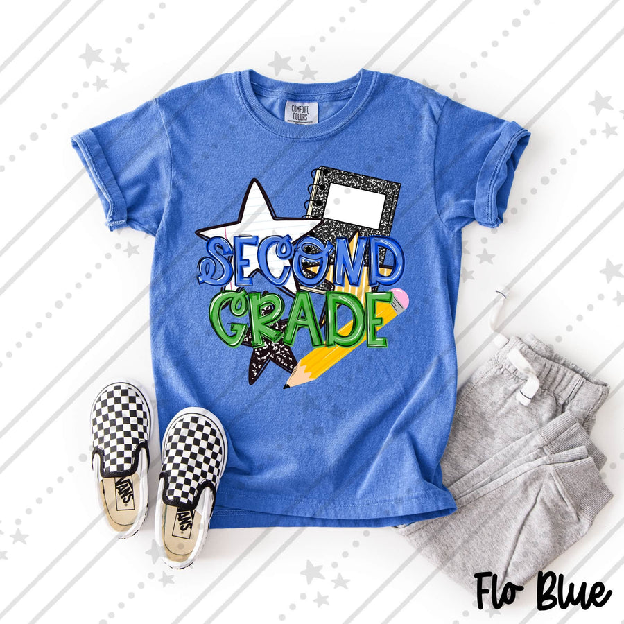 Second Grade Back to School Shirt | First Day of Second Grade Teacher & Student Tee