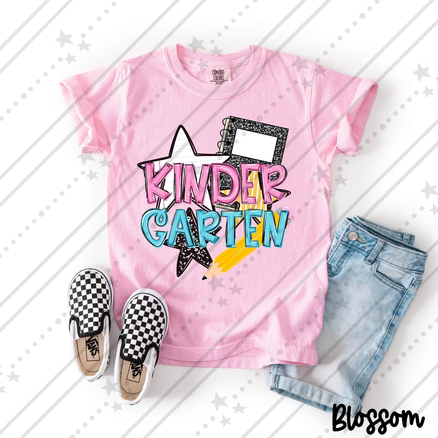 Kindergarten Back to School Shirt | First Day of Kindergarten Teacher & Student Tee