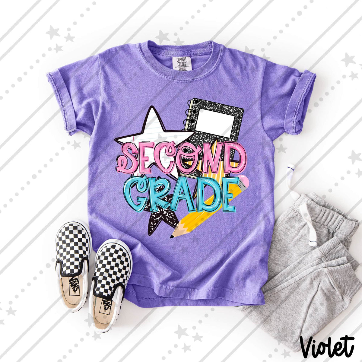 Second Grade Back to School Shirt | First Day of Second Grade Teacher & Student Tee