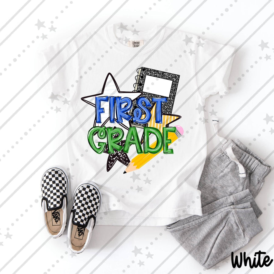 First Grade Back to School Shirt | First Day of First Grade Teacher & Student Tee