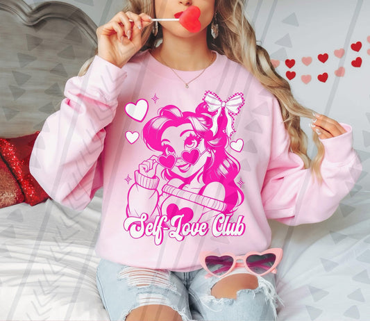 Princesses Say Self Love Club Gildan Graphic Tee – Empowerment & Positive Vibes