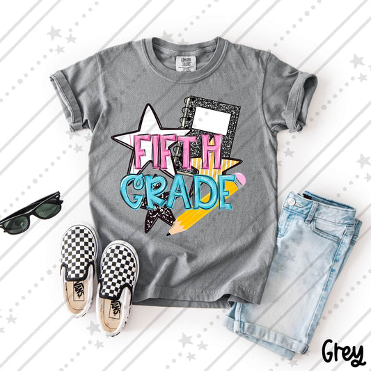 Fifth Grade Back to School Shirt | First Day of Fifth Grade Teacher & Student Tee