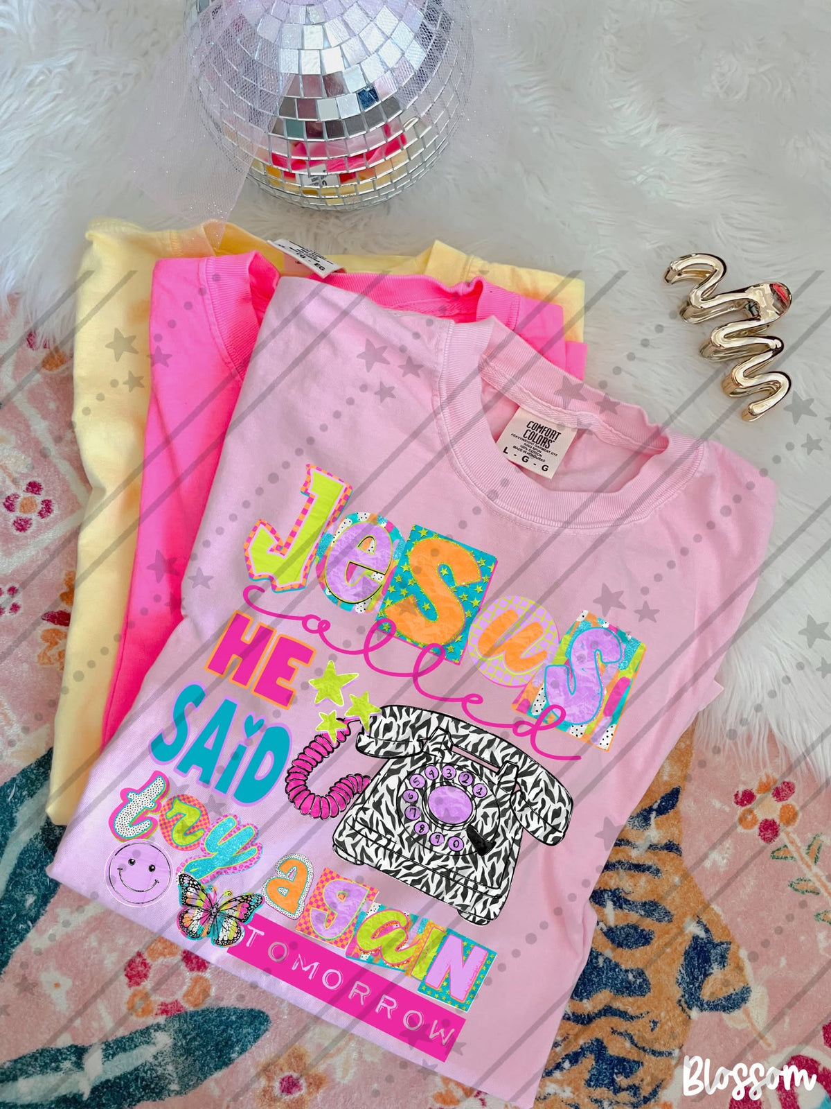 Jesus Called He Said Try Again Tomorrow | Christian Funny Shirt | Faith Inspired Graphic Tee | Religious Gift