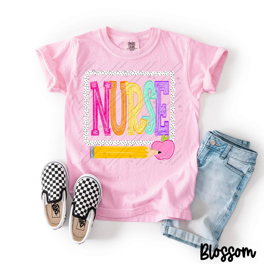 School Nurse Back to School Shirt | First Day Graphic Tee
