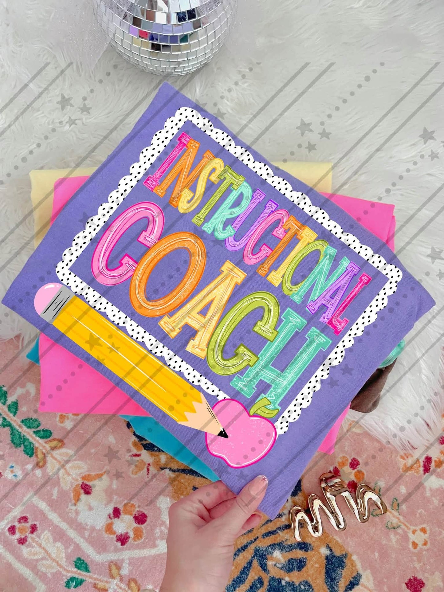 Instructional Coach Back to School Shirt | School Staff Graphic Tee