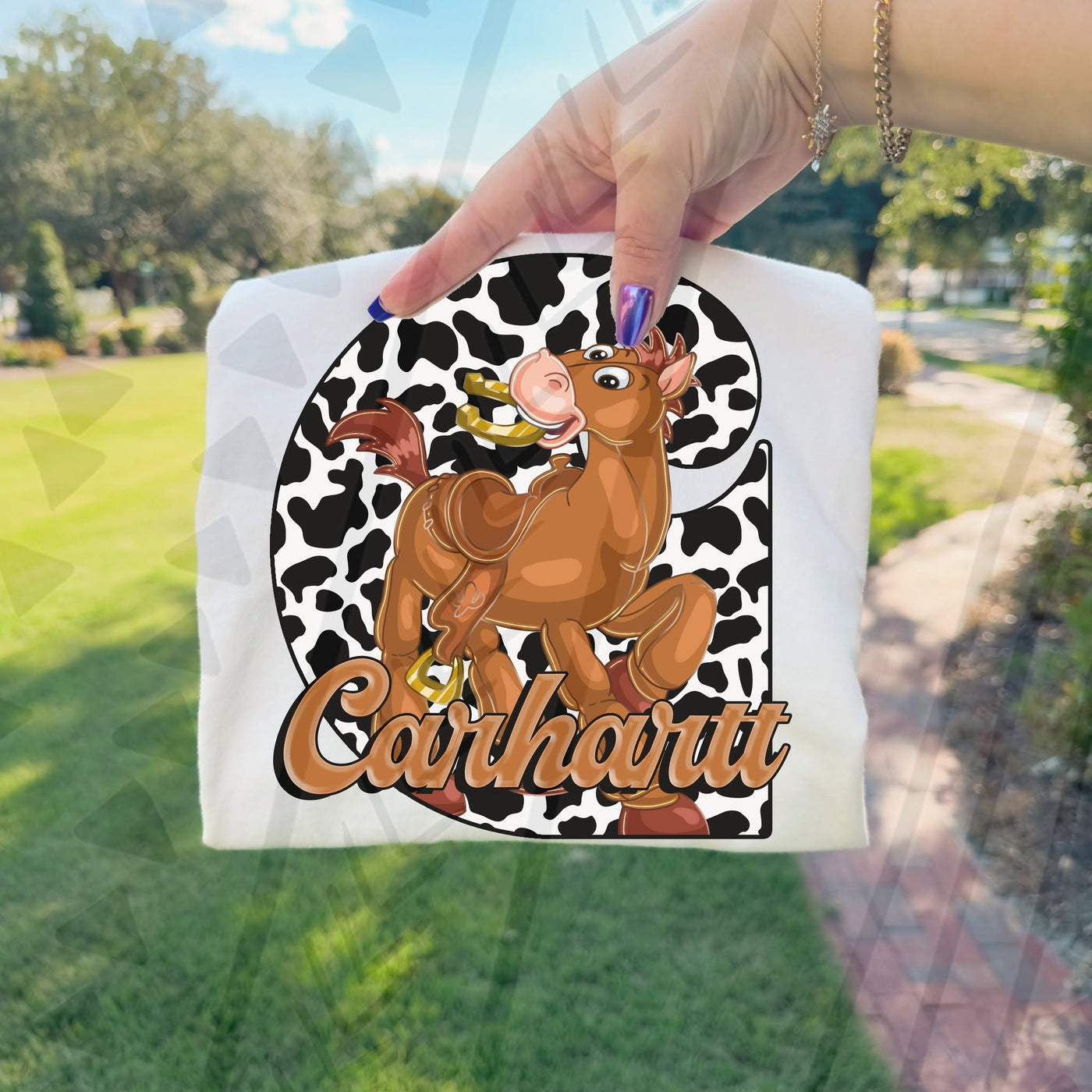 Faithful Pony Cartoon Shirt | Western Inspired Graphic Tee | Soft Gildan Tee