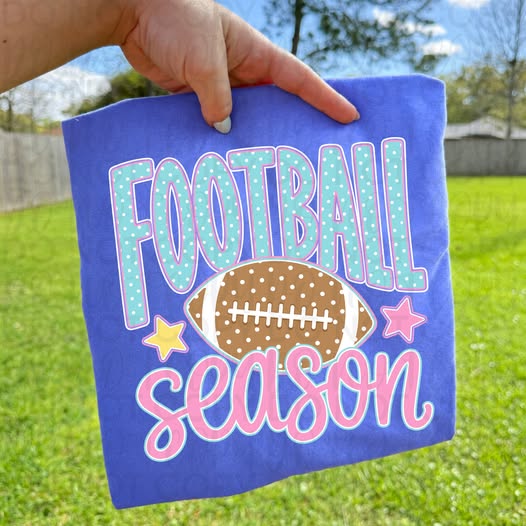 Football Season Shirt | Football Game Day Tee | Cute Football Fan Graphic Tee | Tailgate Shirt | Sports Season Apparel