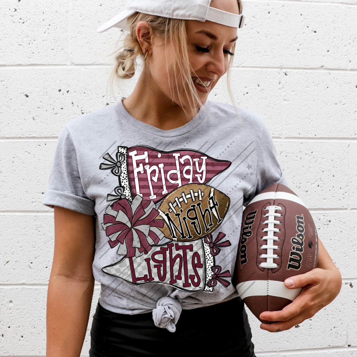 Friday Night Lights Shirt | Football Game Day Tee | School Spirit Shirt | Football Season Apparel | Stadium Nights