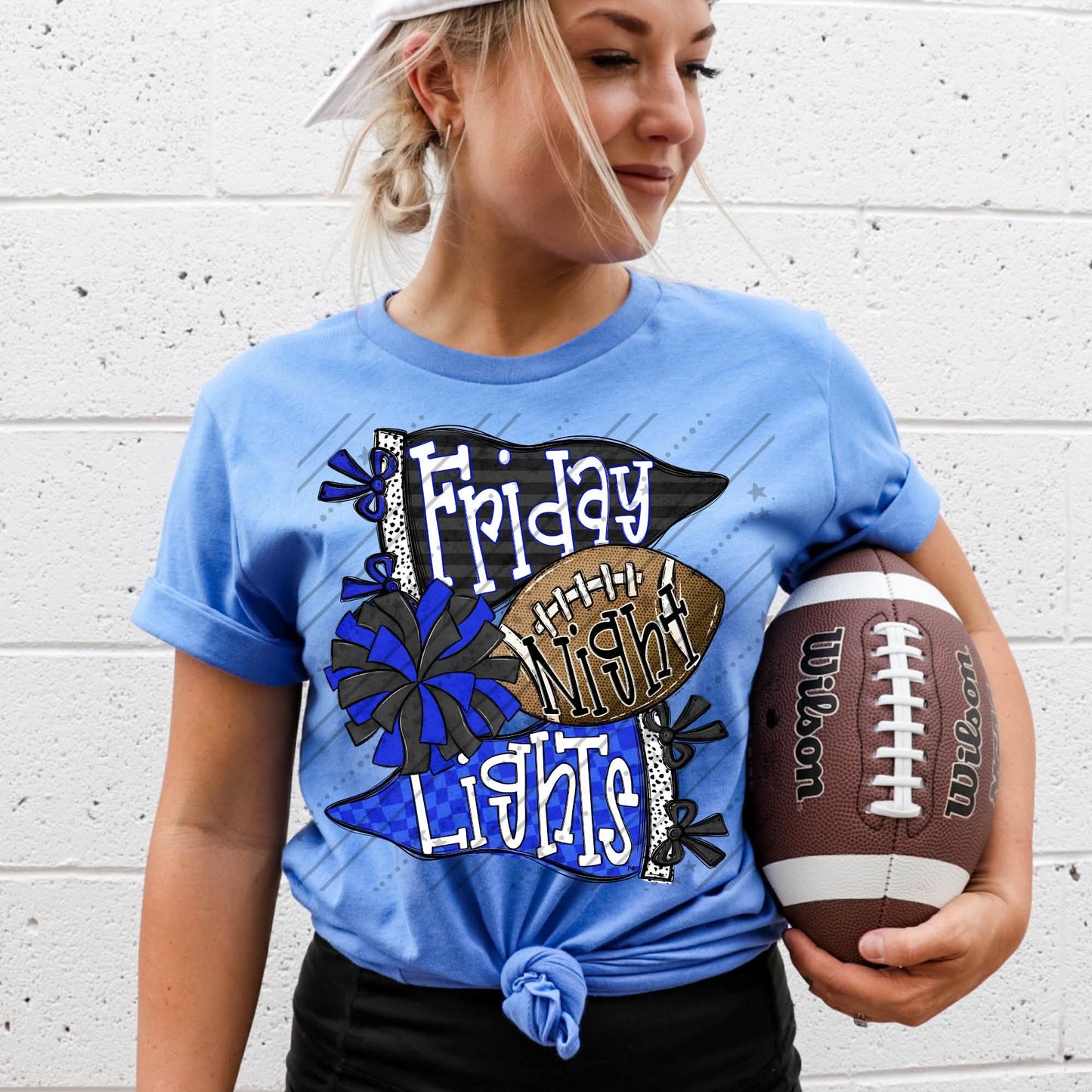 Friday Night Lights Shirt | Football Game Day Tee | School Spirit Shirt | Football Season Apparel | Stadium Nights