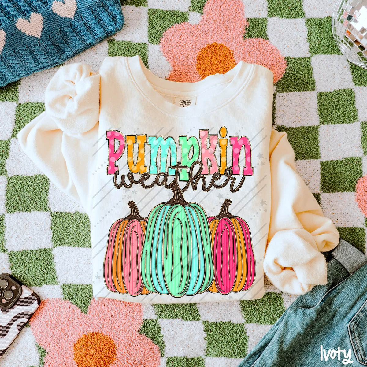 Pumpkin Weather Shirt | Fall Graphic Tee | Autumn Pumpkin Shirt | Cozy Season Apparel | Cute Fall Outfit