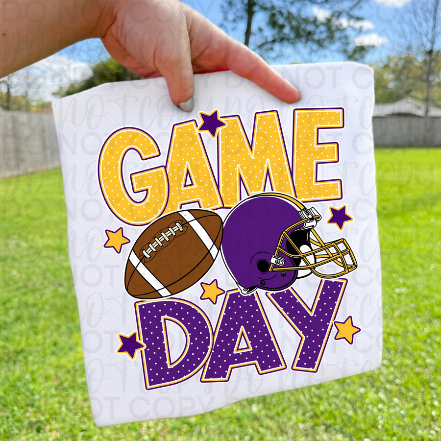 Game Day Shirt | Football Game Day Tee | Sports Fan Graphic Tee | Tailgate Shirt | Football Season Apparel | Gift for Fans