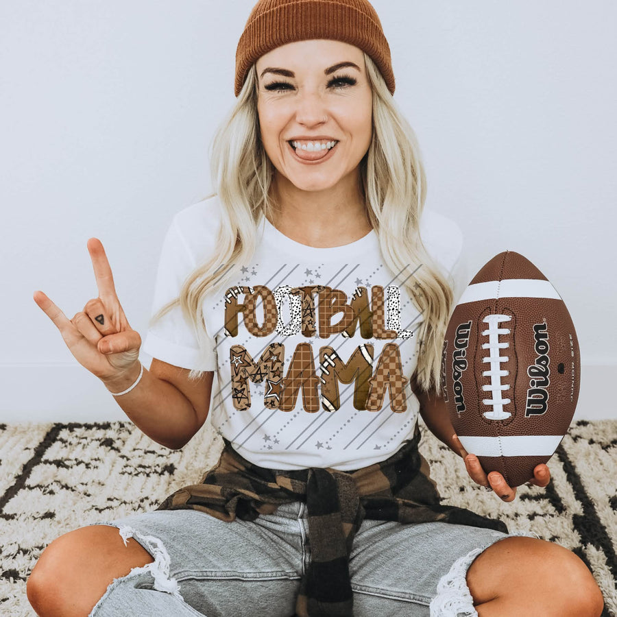 Football Mama Shirt | Football Mom Graphic Tee | Game Day Mom Shirt | Friday Night Lights Apparel | Football Season Tee
