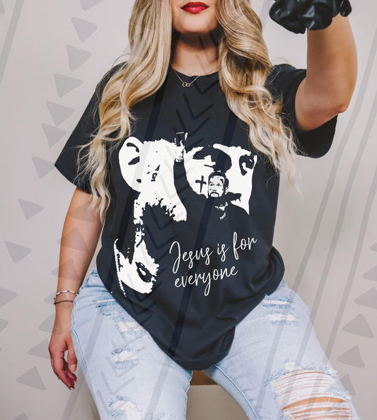 Jesus Is for Everyone Christian Tee | JR Inspired Religious Graphic Shirt