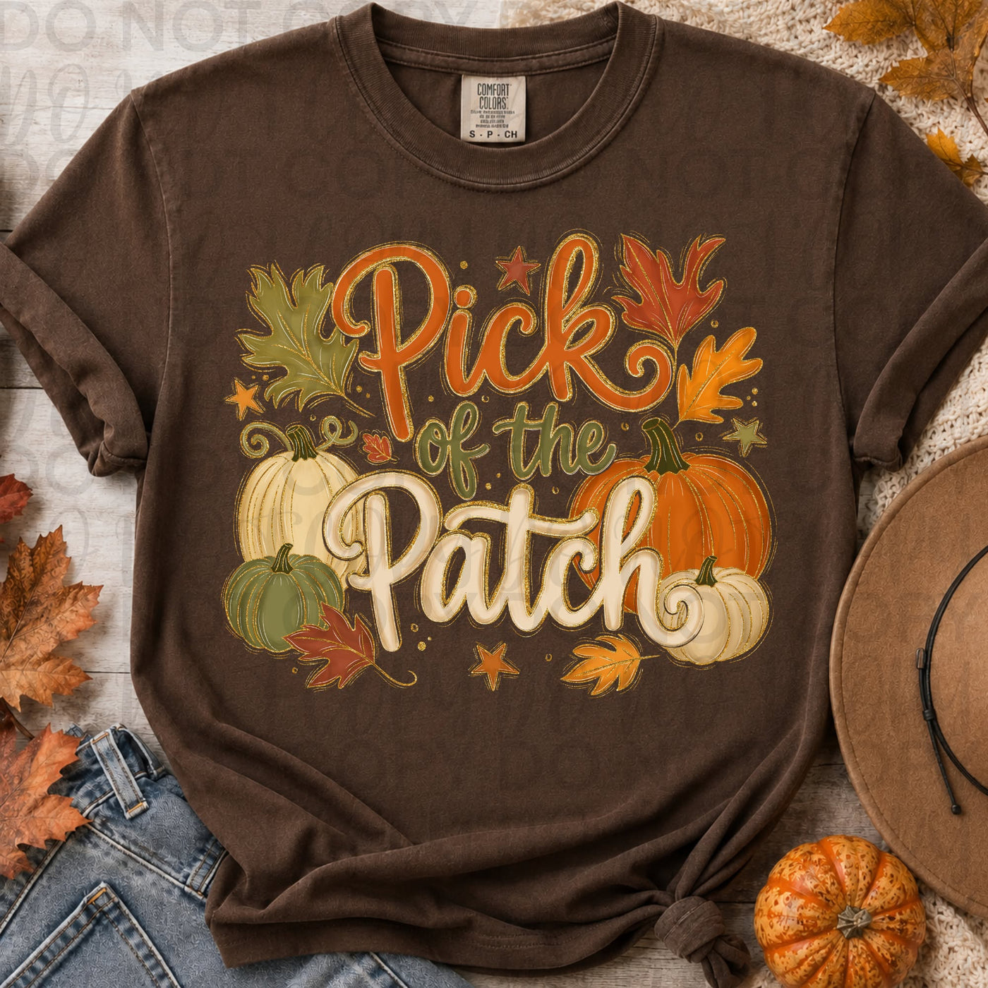 Pick of the Patch Fall Graphic Tee | Cute Pumpkin Autumn Shirt | Cozy Fall T-Shirt