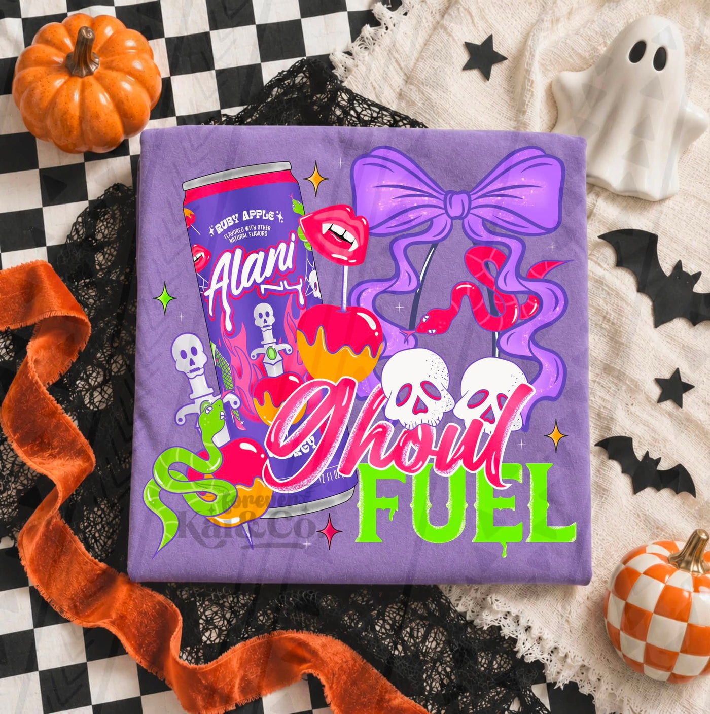 Ghoul Fuel Energy Drink Graphic Tee – Halloween Caffeine Spooky Shirt