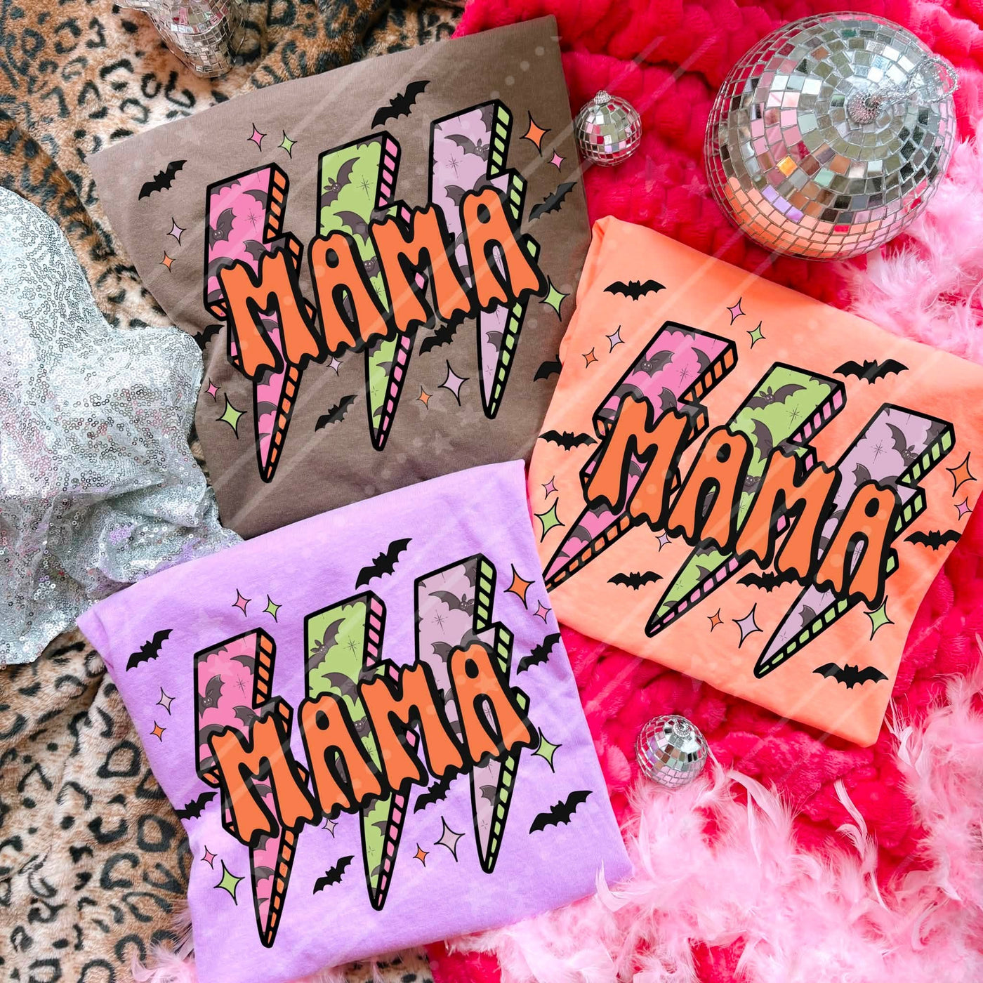 Mama Halloween Graphic Tees | Matching Mom and Kids Spooky Shirts | Cute Halloween Family T-Shirts (Copy)