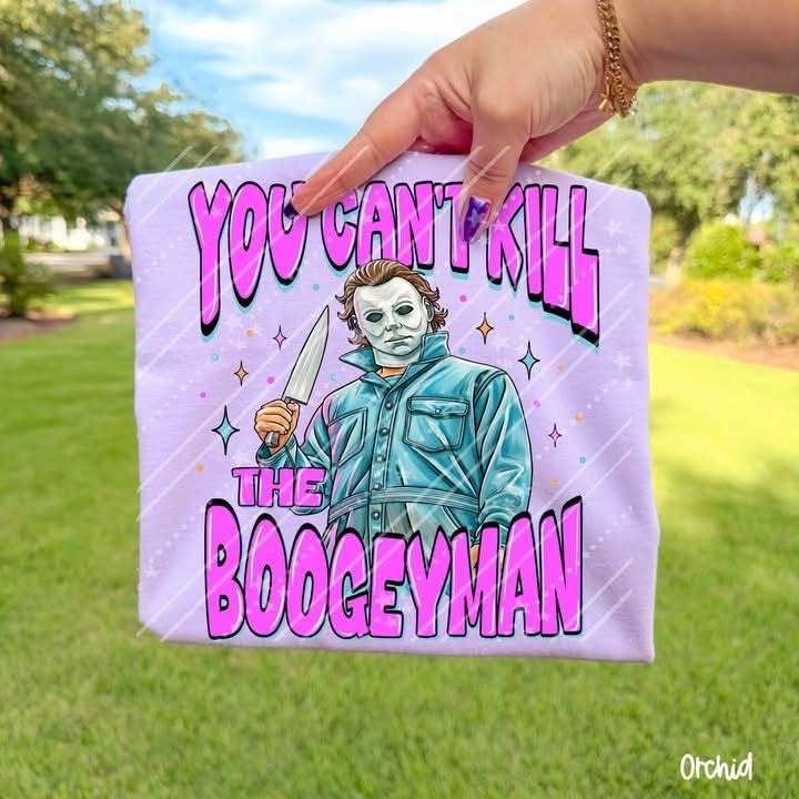 ou Can’t Kill the Boogeyman Halloween Graphic Tee | Retro Horror Slasher Shirt | Spooky Season Halloween T-Shirt | Horror Tee