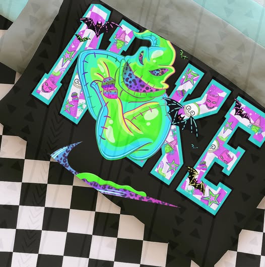 Neon Spooky Monster Halloween Graphic Tee – Retro Halloween Shirt