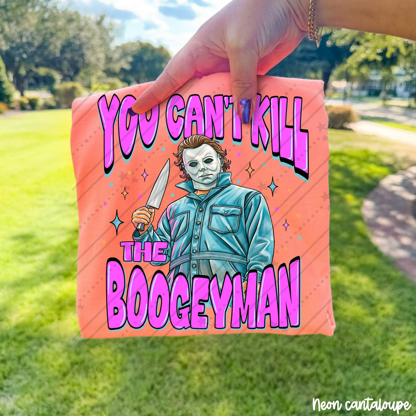 ou Can’t Kill the Boogeyman Halloween Graphic Tee | Retro Horror Slasher Shirt | Spooky Season Halloween T-Shirt | Horror Tee