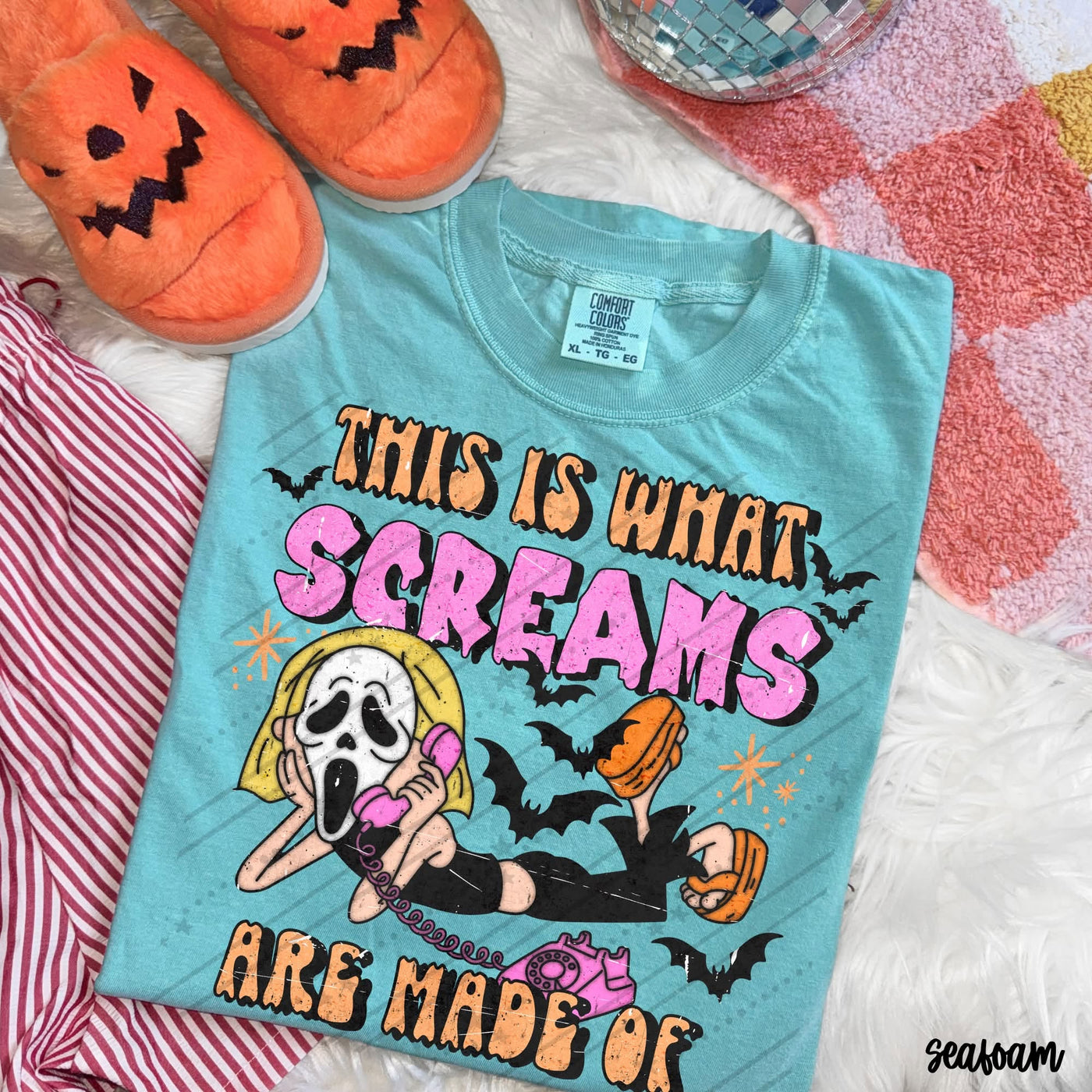 This Is What Screams Are Made Of Halloween Graphic Tee – Funny Spooky Shirt