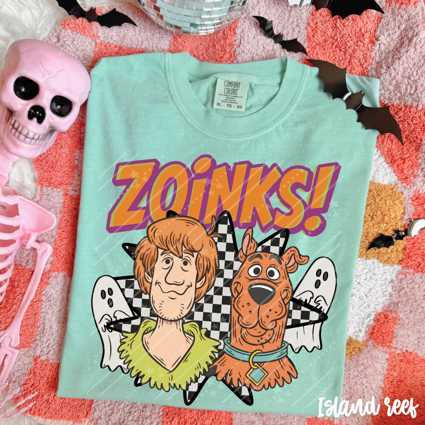 Zoinks Mystery Dog Halloween Graphic Tee | Retro Spooky Shirt