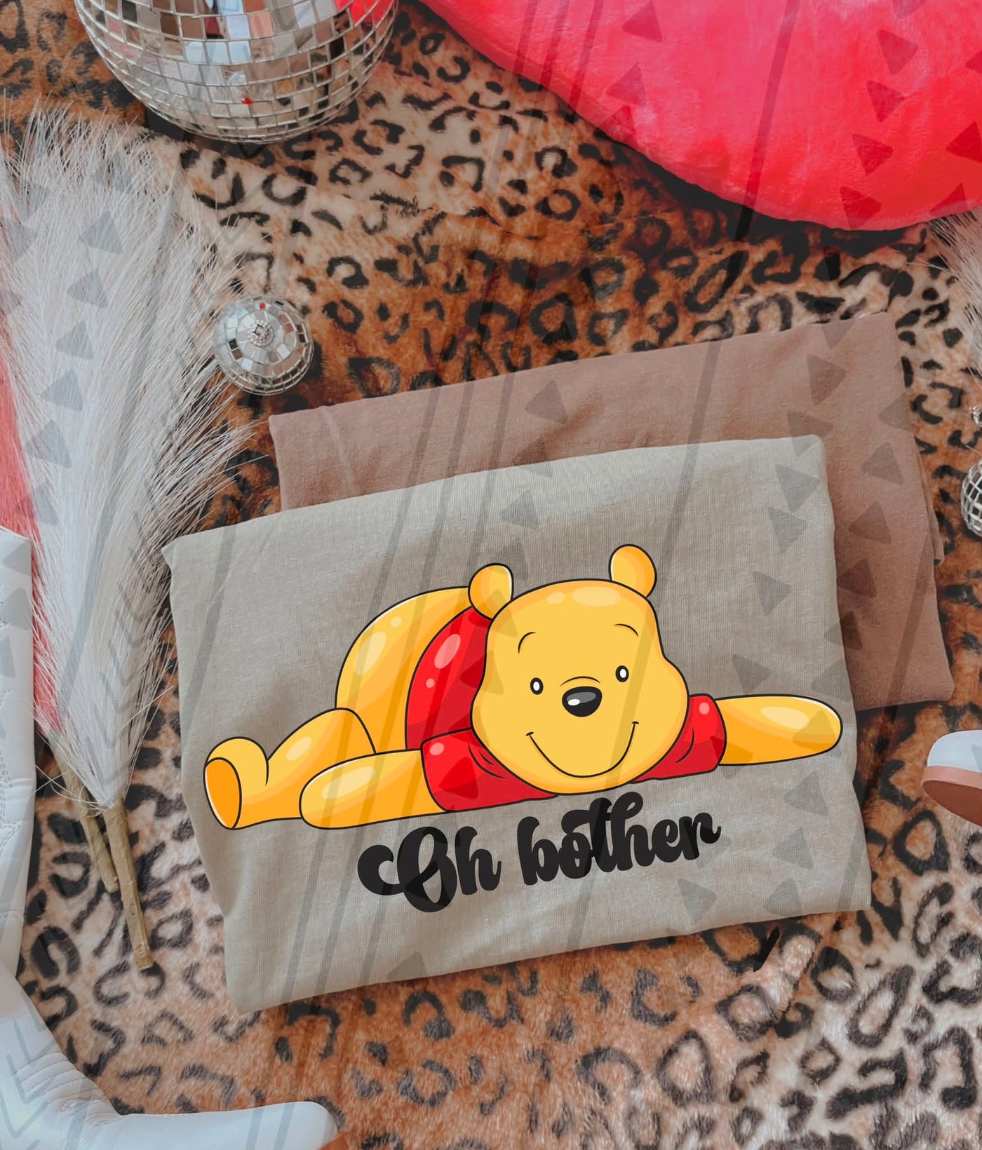 Oh Bother Cute Yellow Bear Graphic Tee | Nostalgic Storybook Inspired Shirt