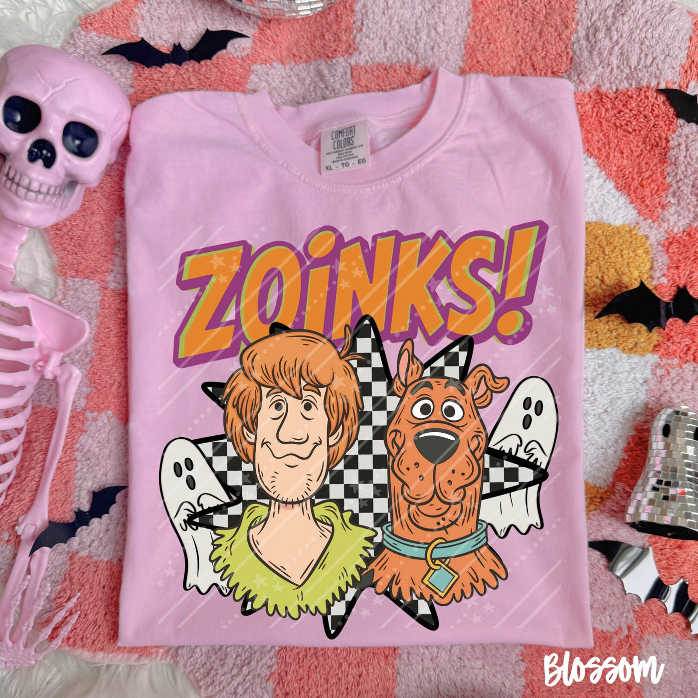 Zoinks Mystery Dog Halloween Graphic Tee | Retro Spooky Shirt