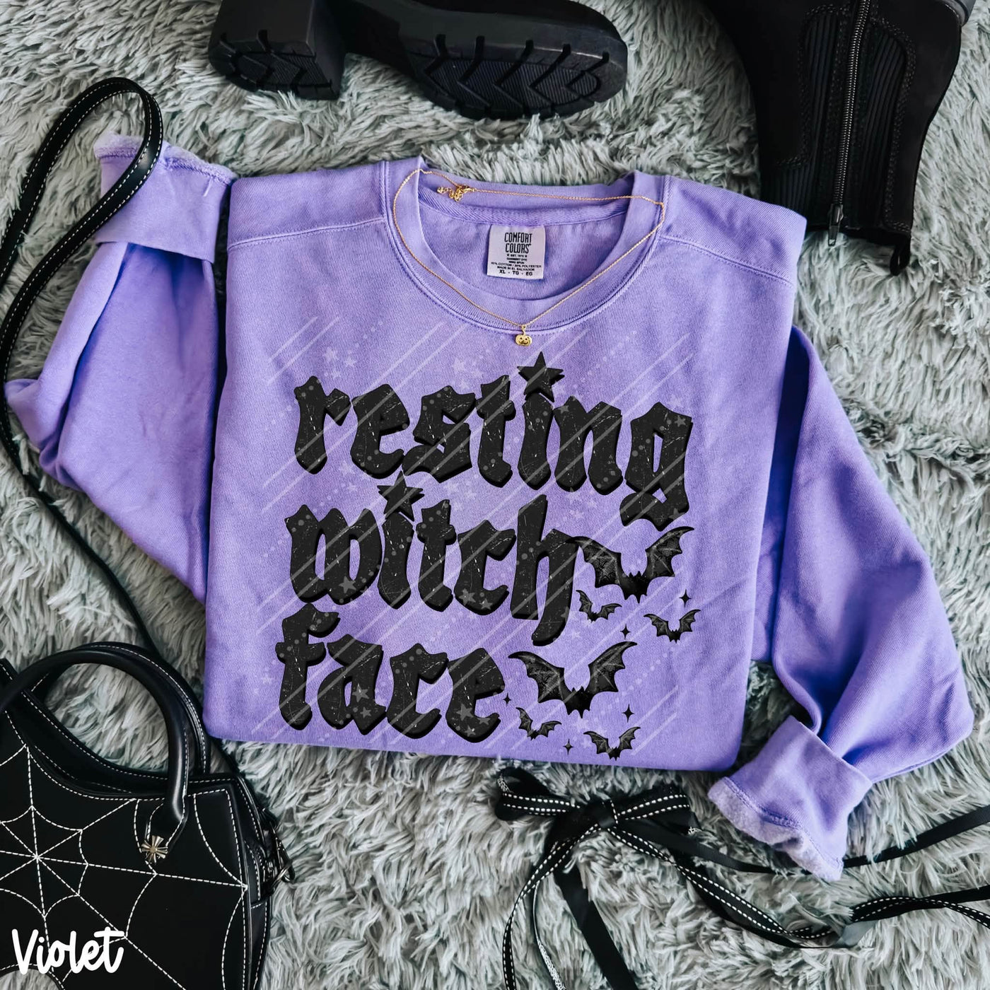 Resting Witch Face Halloween Graphic Tee – Funny Witchy Halloween Shirt