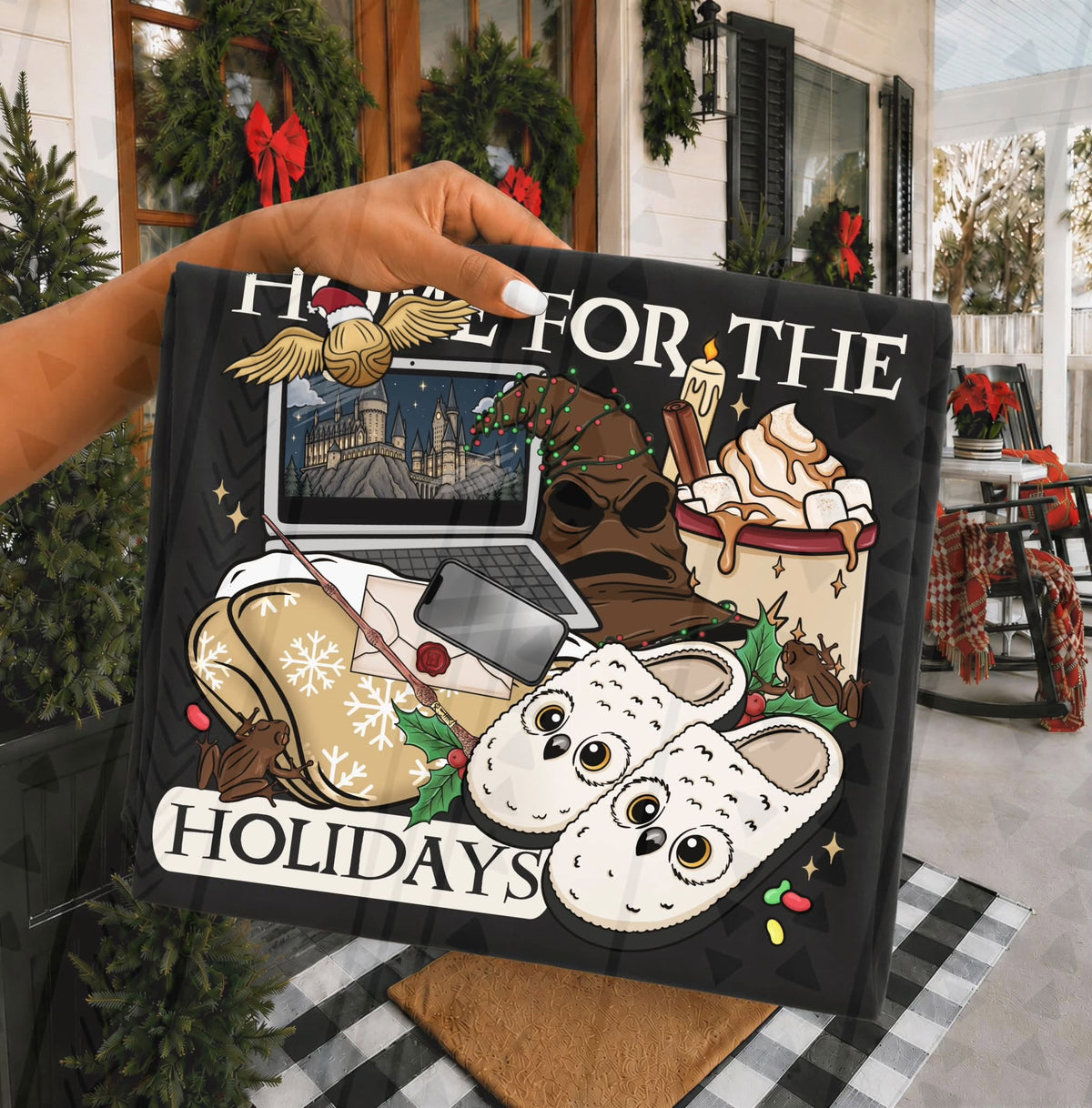 Wizard Holiday Christmas Graphic Tee | Magical Christmas Shirt