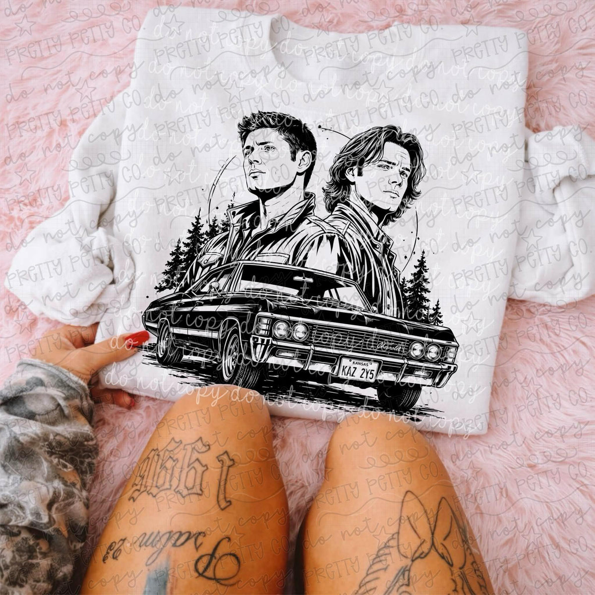 Winchester Brothers Classic Car Graphic Tee