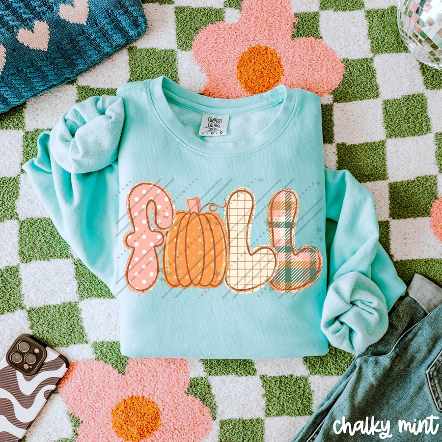 Retro Fall Graphic Tee | Pastel Pumpkin Autumn Shirt | Comfort Colors Cute Fall T-Shirt