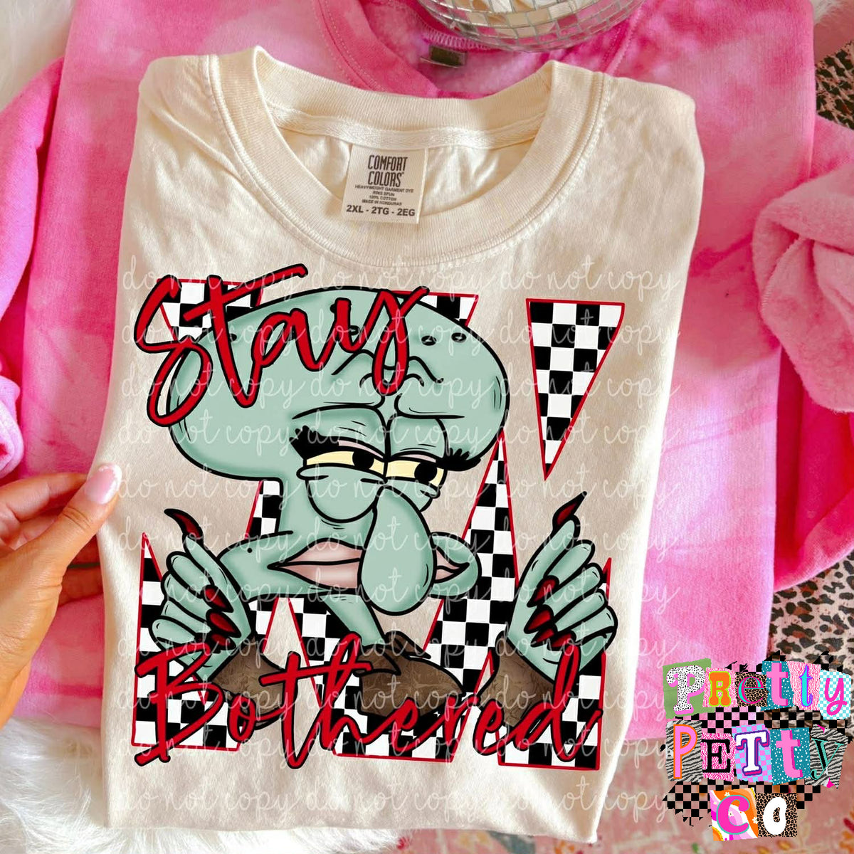 Funny Squidward Graphic Tee, Stay Bothered Meme Shirt, Youth and Adult Sizing, DTF Printed - Pretty Petty Co
