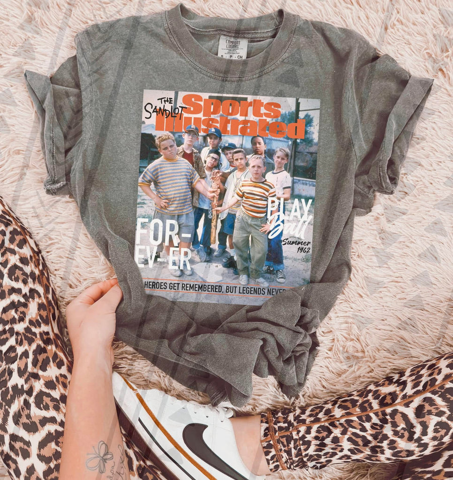 Classic 90s Baseball Film Inspired Tee – Comfort Colors Vintage “Sandlot” Shirt - Pretty Petty Co