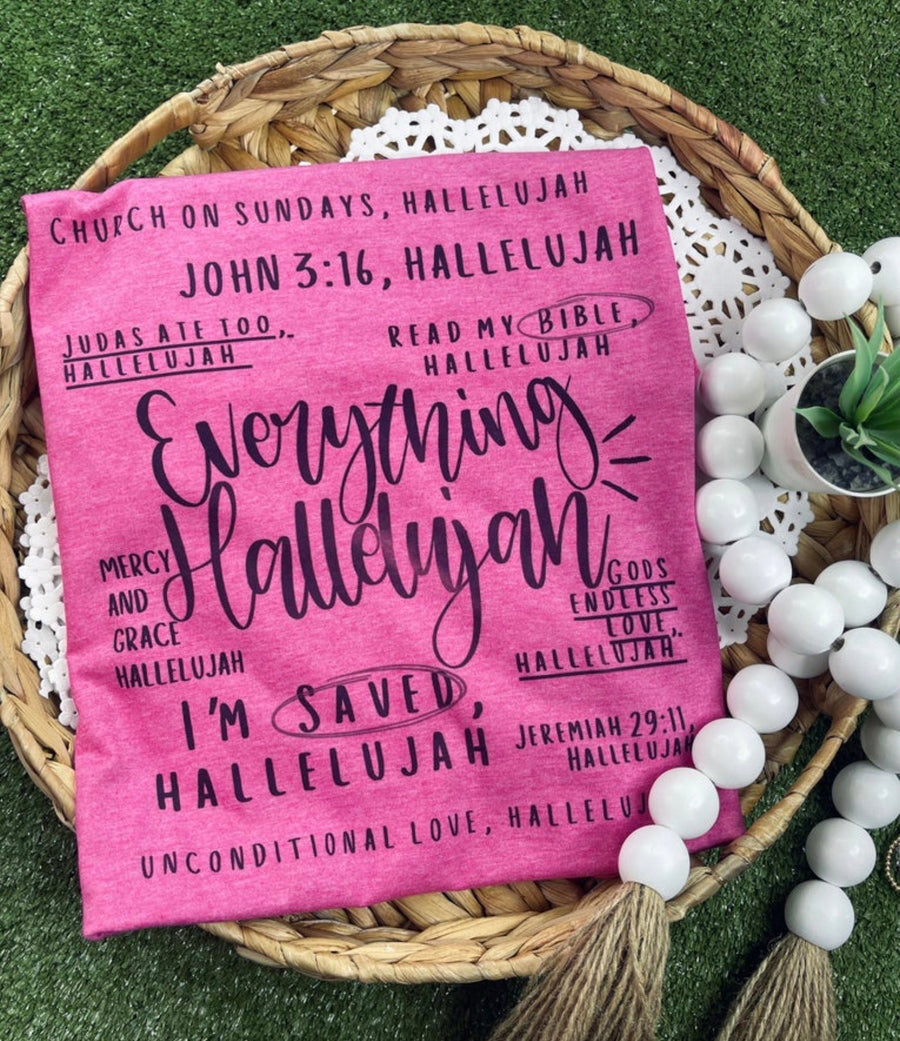 Everything hallelujah (Gildan Softstyle) - Pretty Petty Co