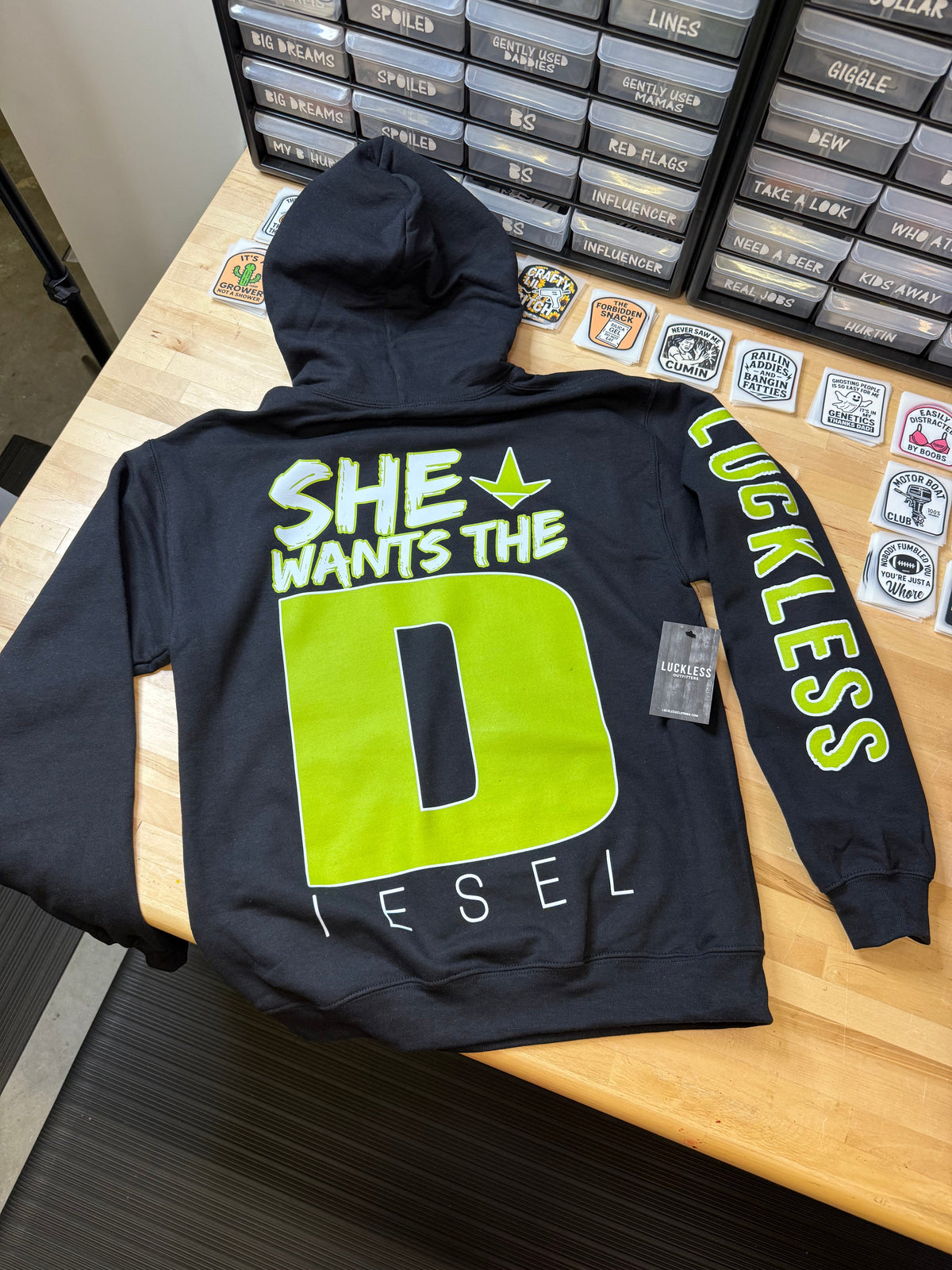 She Wants the Diesel | Hoodie - Pretty Petty Co